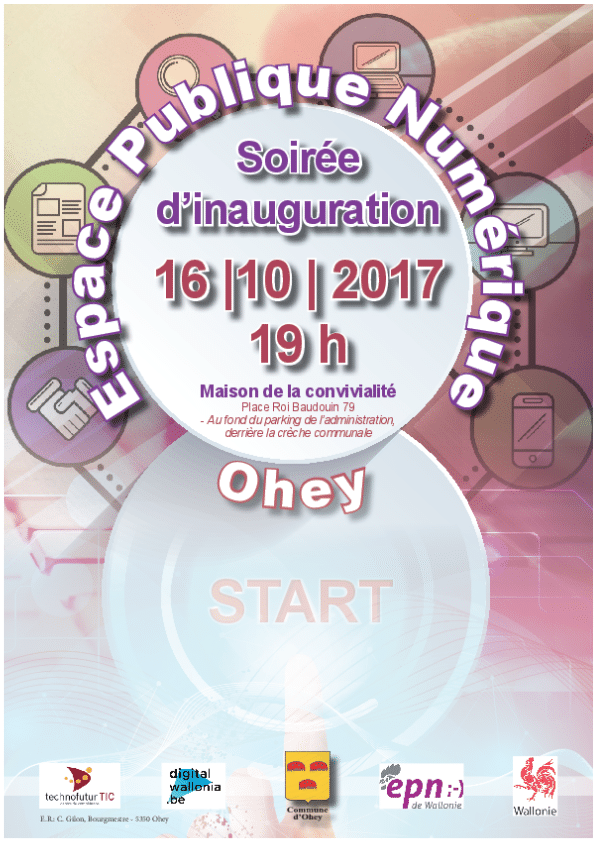 Inauguration du nouvel EPN de la commune d’Ohey